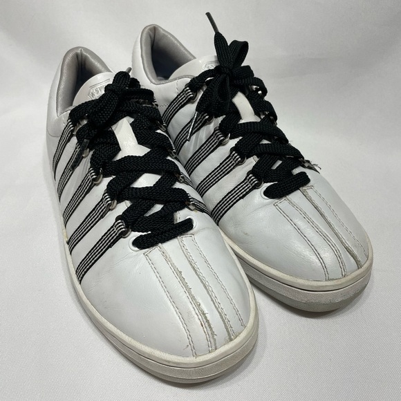 Women’s size 8 K Swiss classic white fashion sneakers shoes excellent condition - Picture 2 of 12